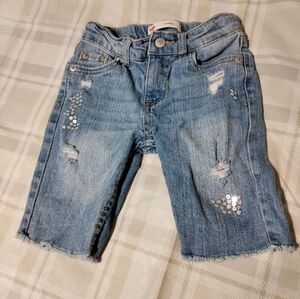 Levi's Bermuda Jean Short Girls Size 6 Reg